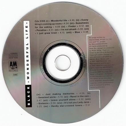 Black - Wonderful Life - Cd