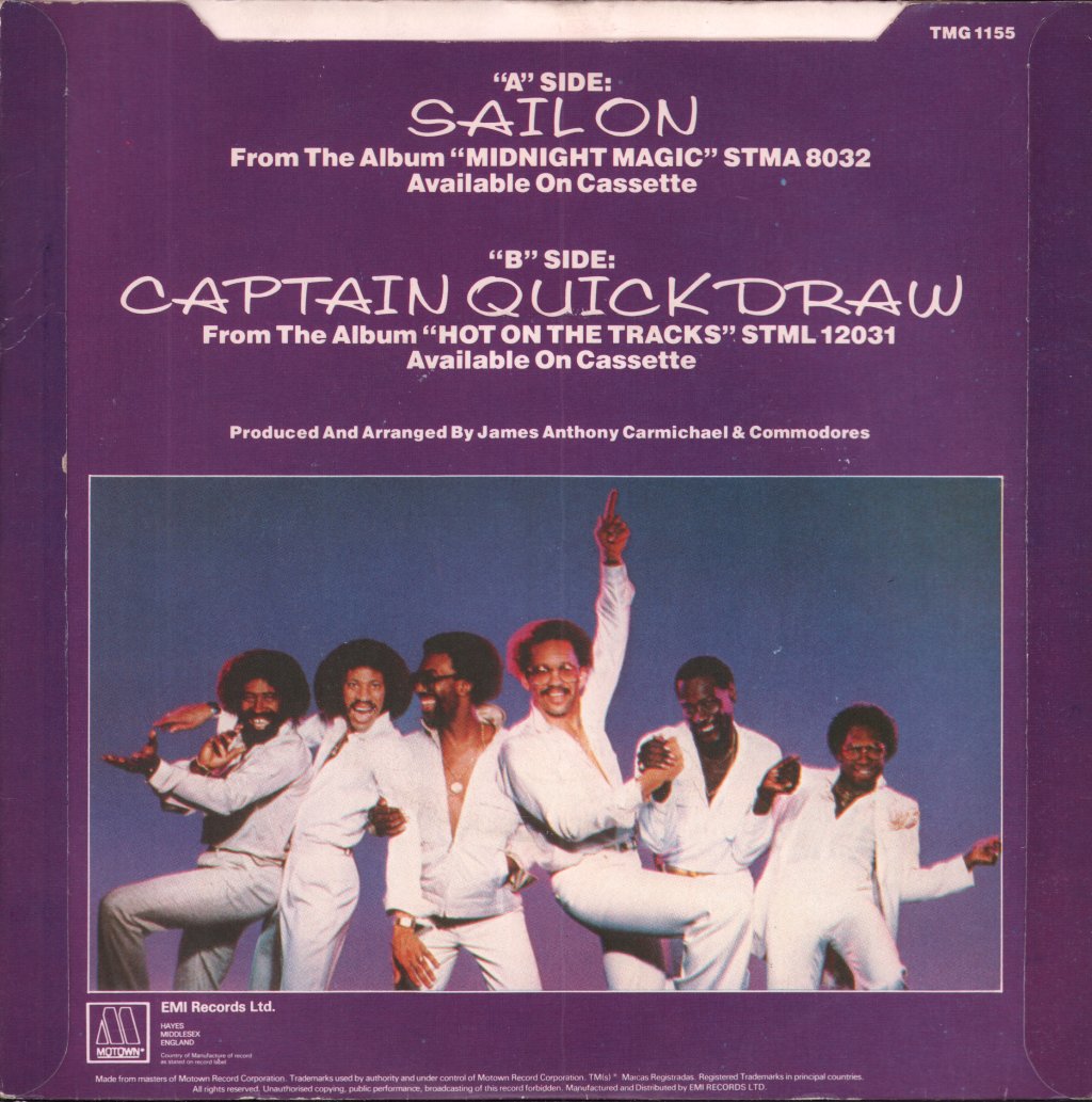 Commodores - Sail On - 7 Inch