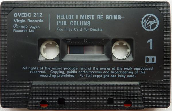 Phil Collins - Hello, I Must Be Going! - Cassette