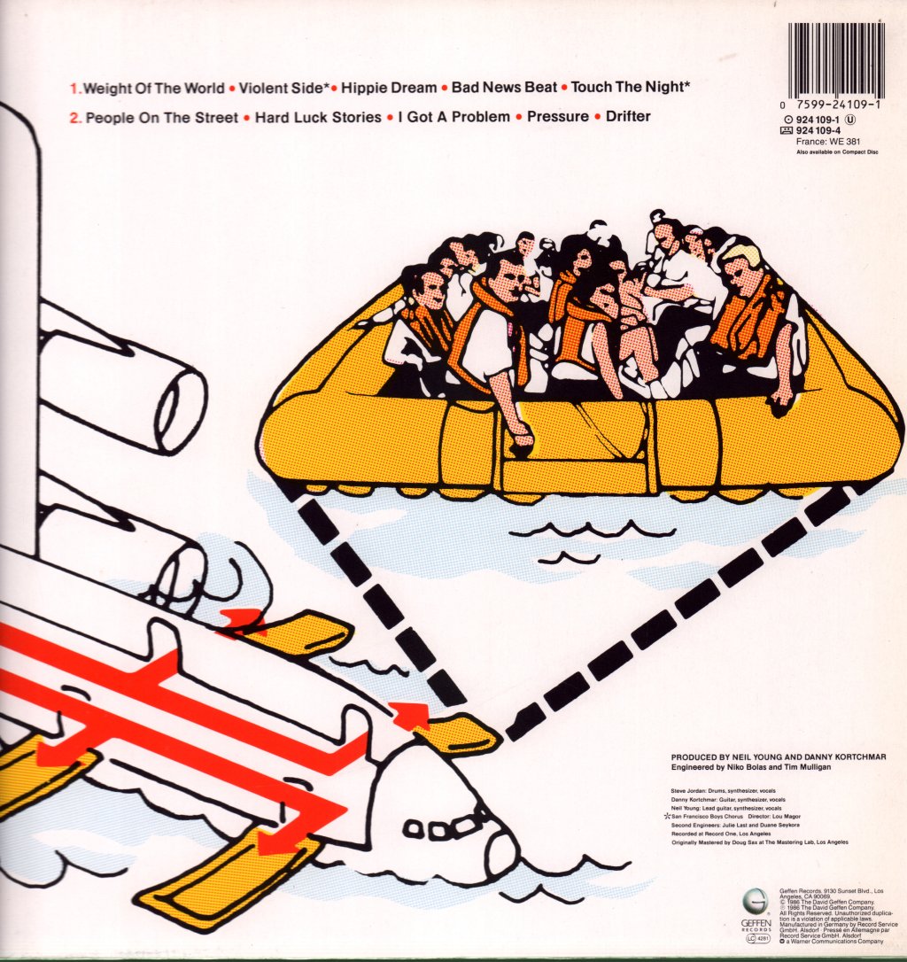 Neil Young - Landing On Water - Lp
