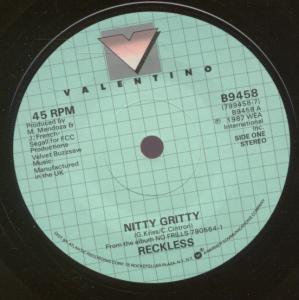 Reckless - Nitty Gritty - 7 Inch