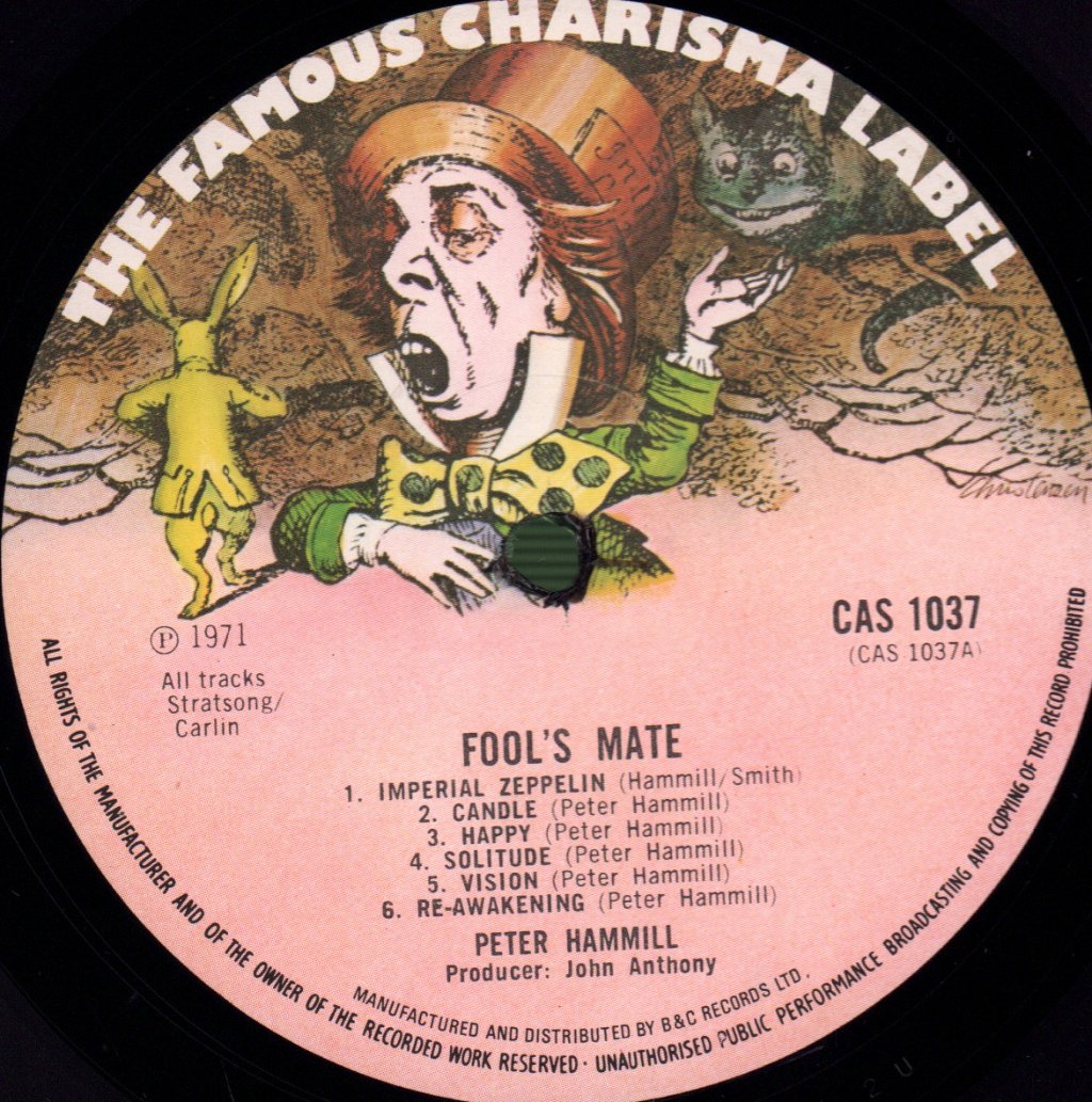 Peter Hammill - Fools Mate - Lp
