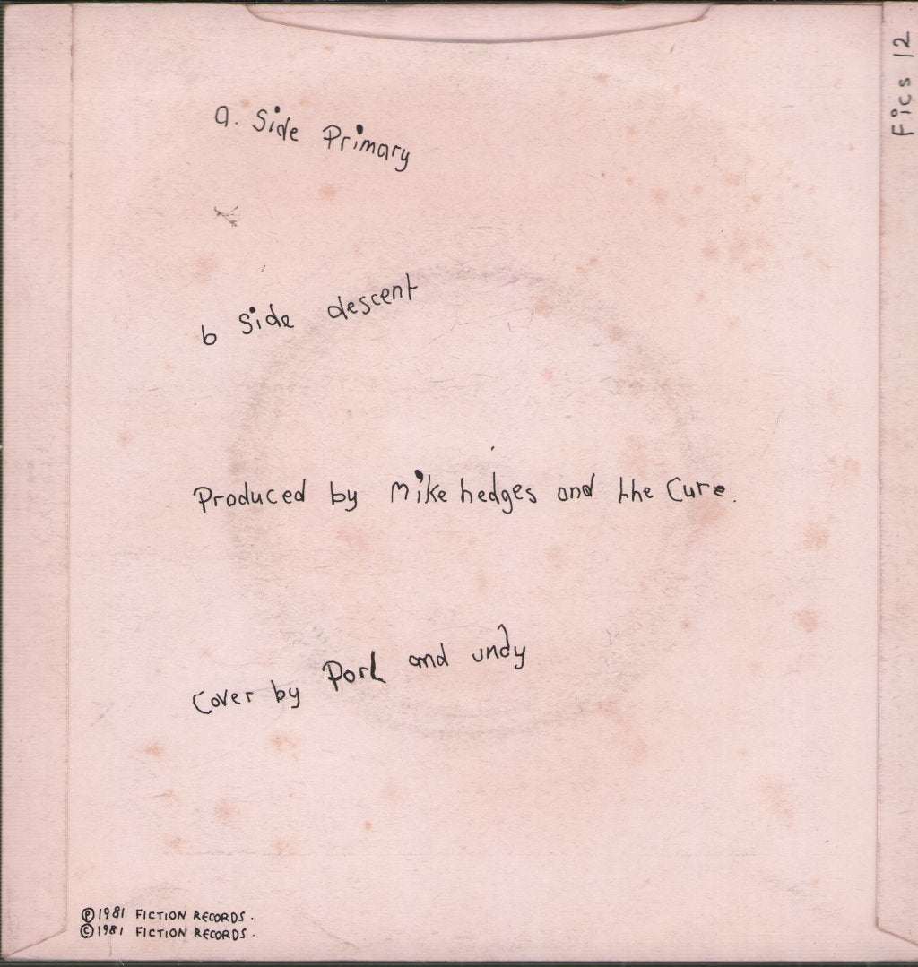Cure - Primary - 7 Inch