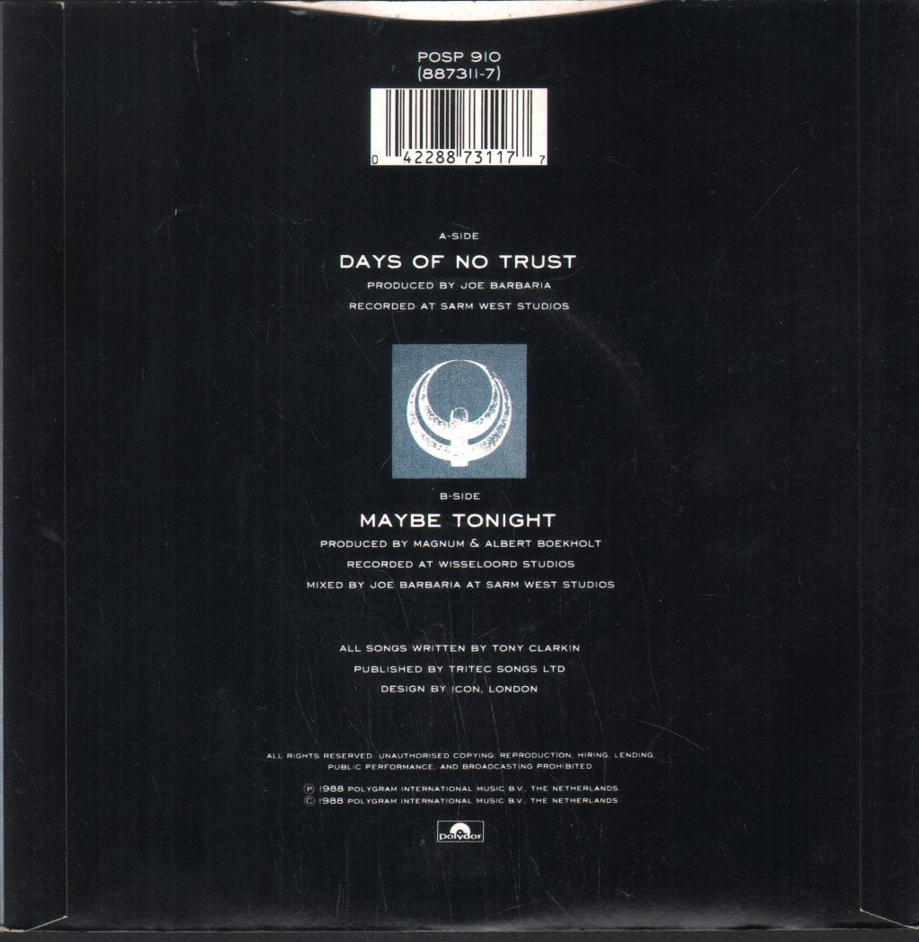 Magnum (Metal Group) - Days Of No Trust - 7 Inch