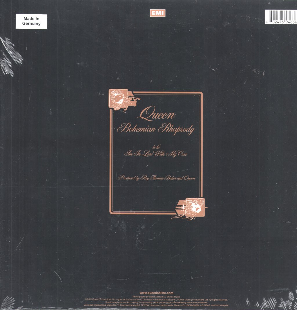 Queen - Bohemian Rhapsody (50th Anniversary Edition) - 12 Inch