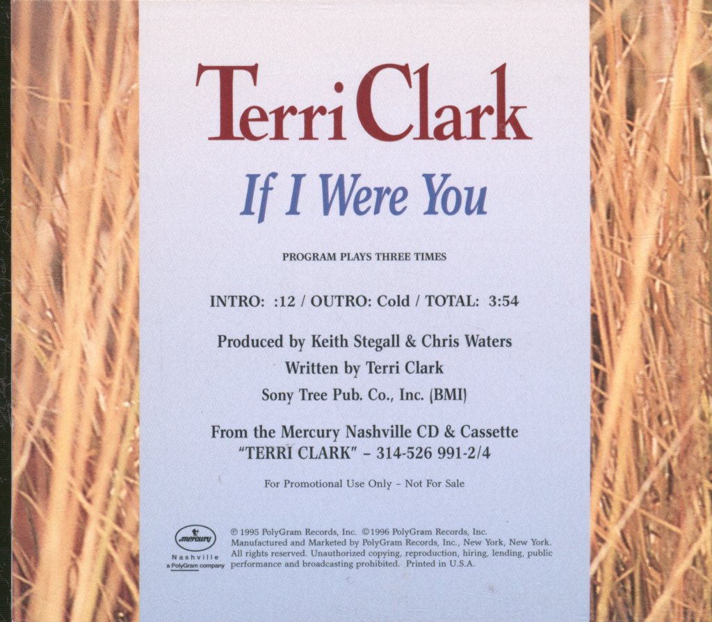 Terri Clark - If I Were You - Cd