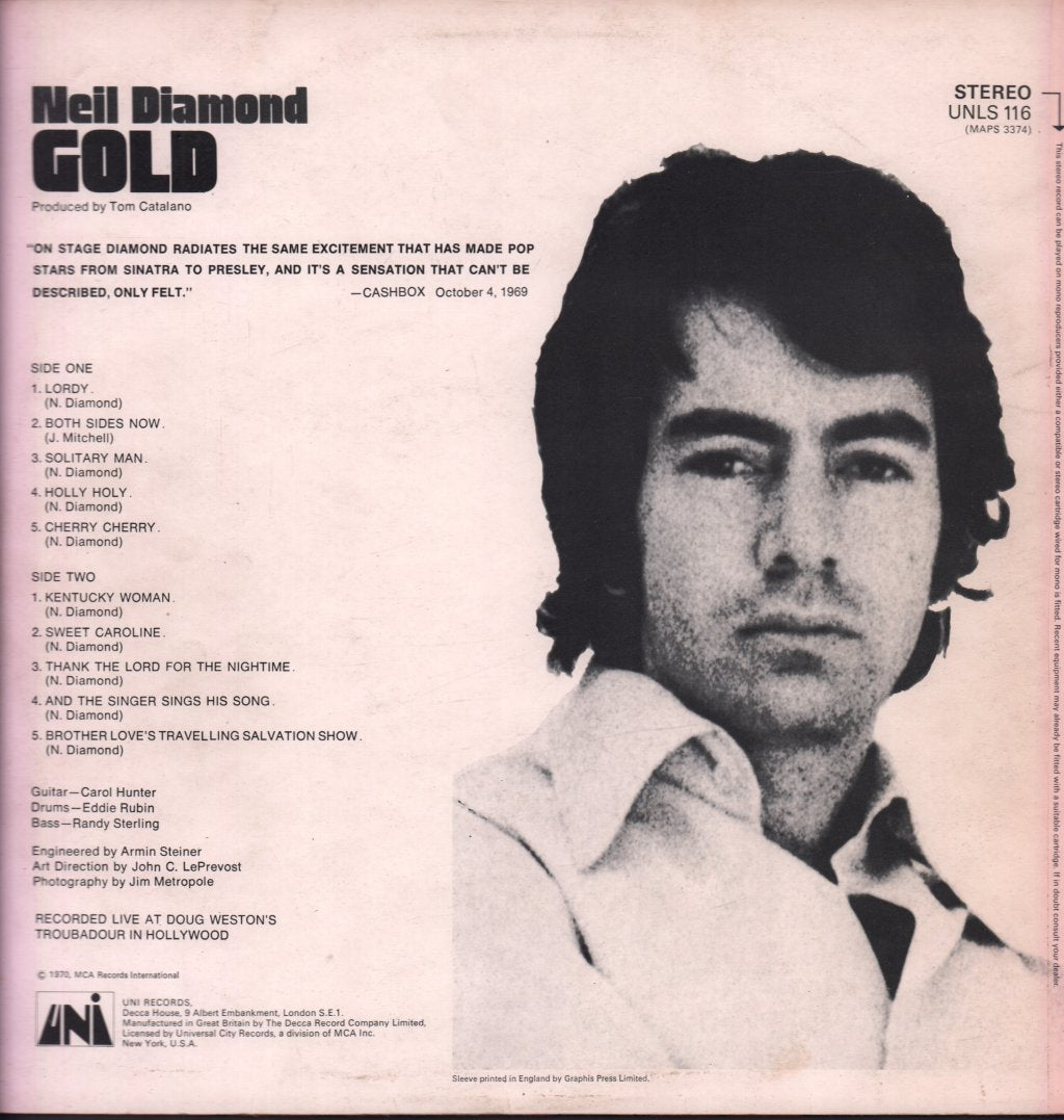 Neil Diamond - Gold - Lp