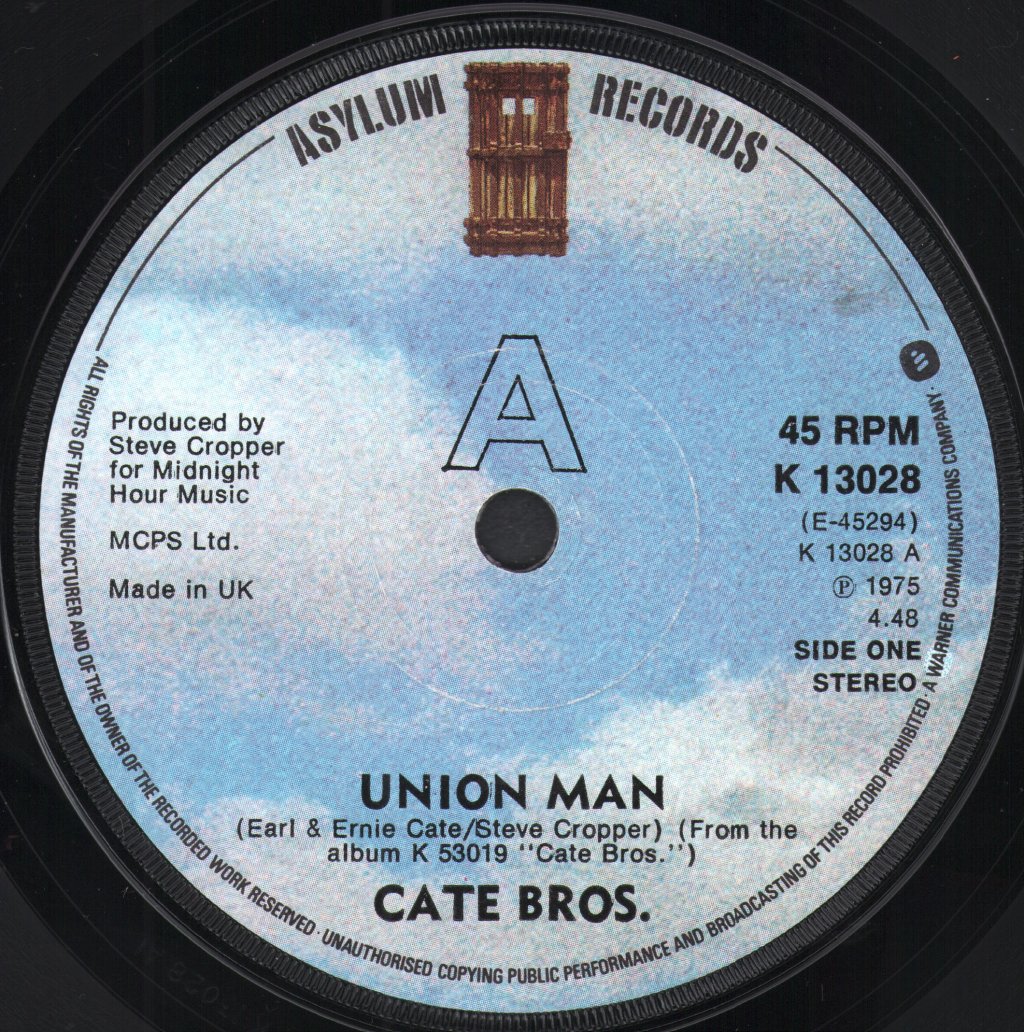 Cate Brothers - Union Man - 7 Inch