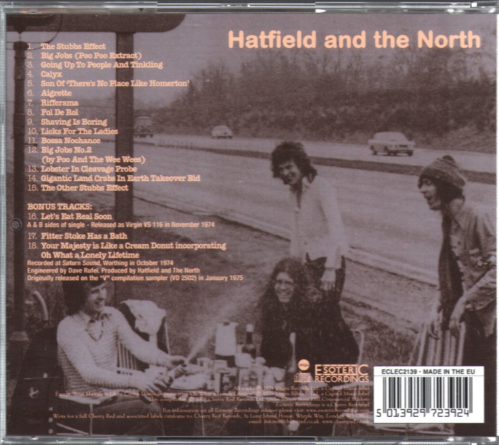 Hatfield And The North - Hatfield And The North - Cd