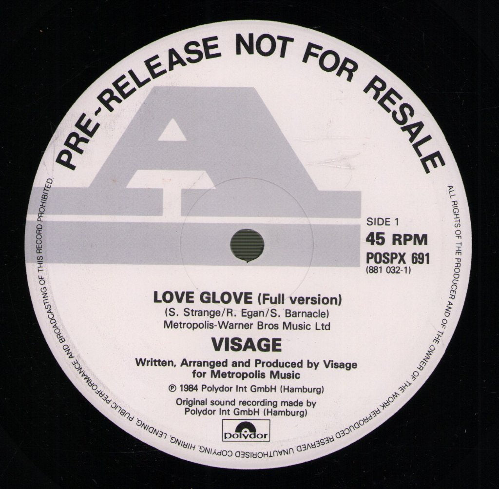 Visage - Love Glove - 12 Inch