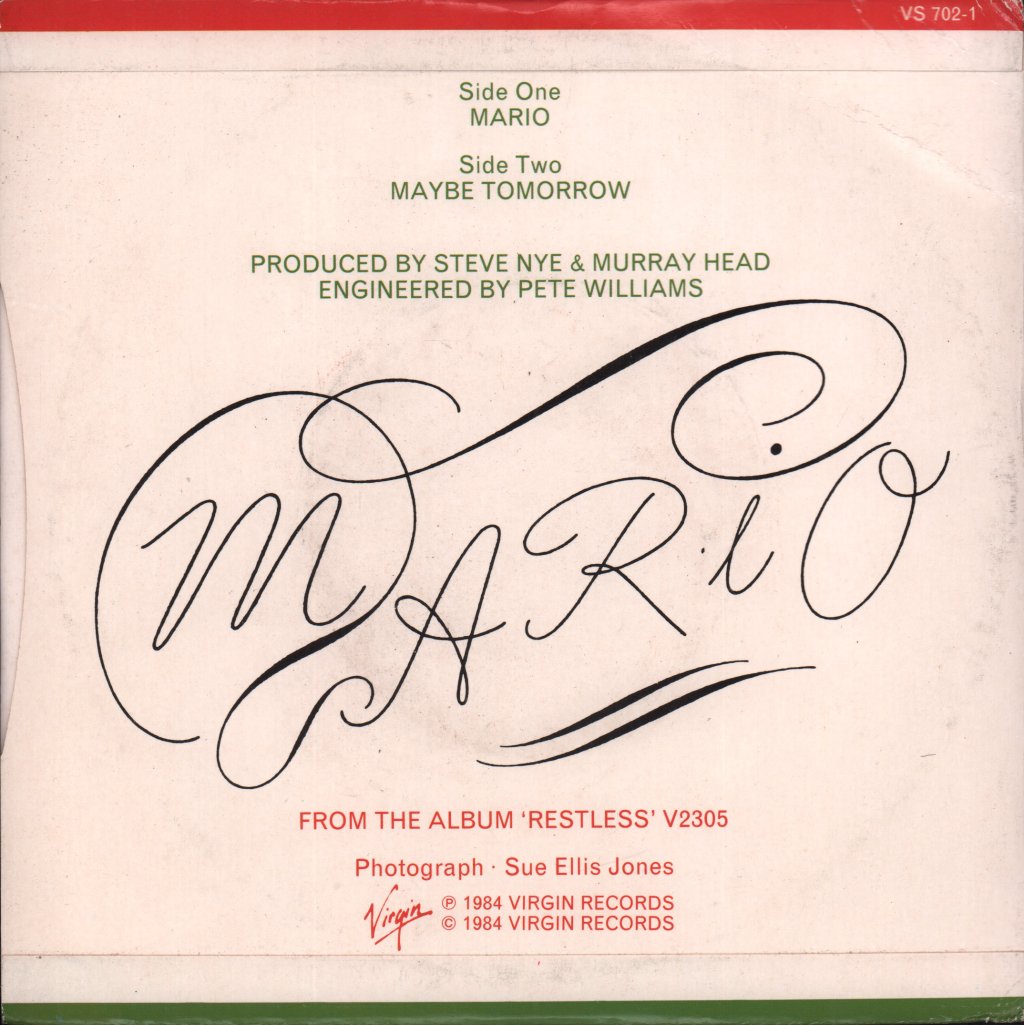 Murray Head - Mario - 7 Inch
