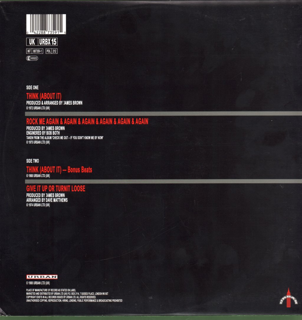 Lyn Collins - Think (About It) - 12 Inch