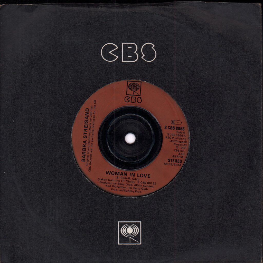 Barbra Streisand - Woman In Love - 7 Inch