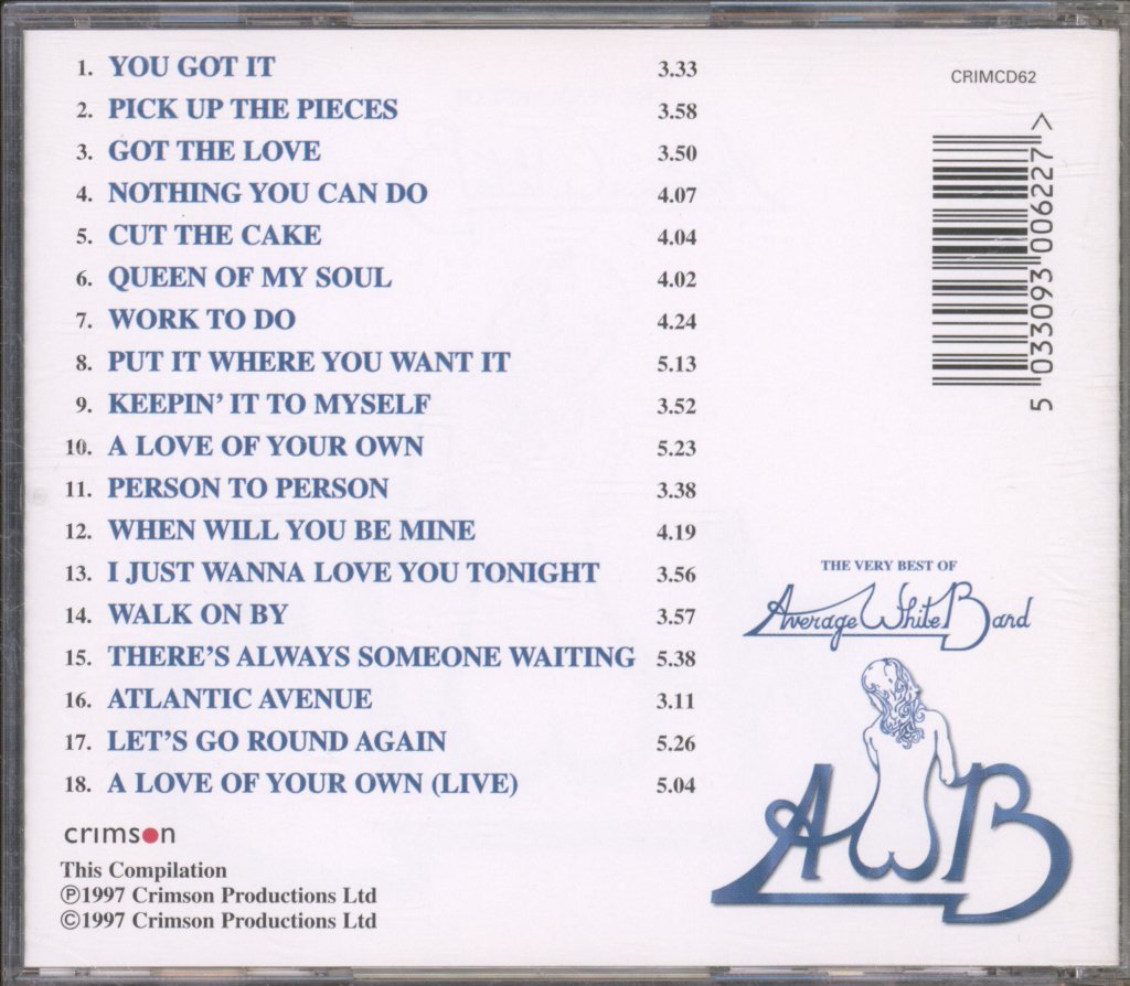 Average White Band - Very Best Of - Cd