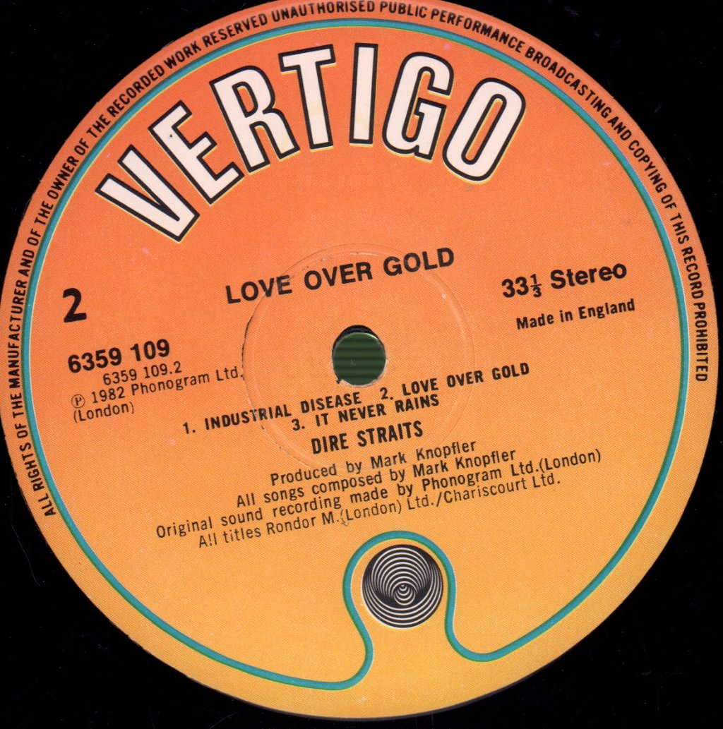 Dire Straits - Love Over Gold - Lp