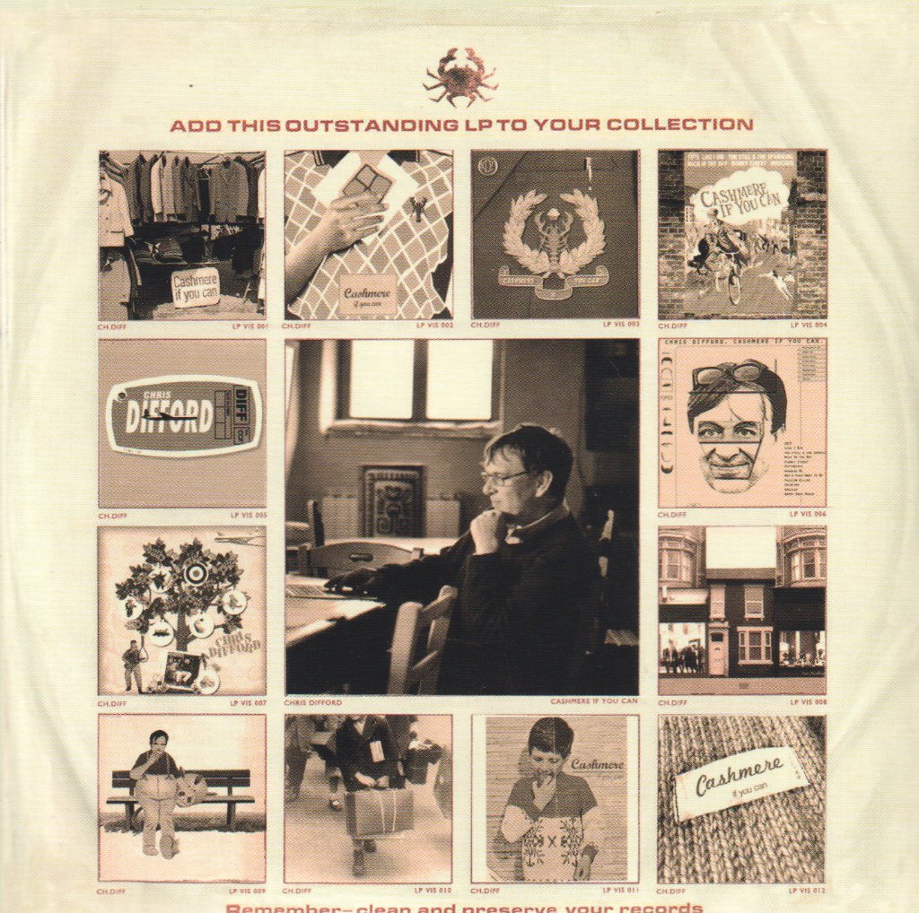 Chris Difford - Cashmere If You Can - Cd