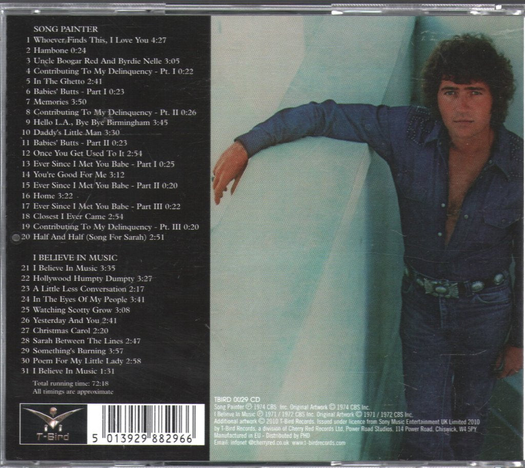 Mac Davis - Song Painter & I Believe In Music - Cd