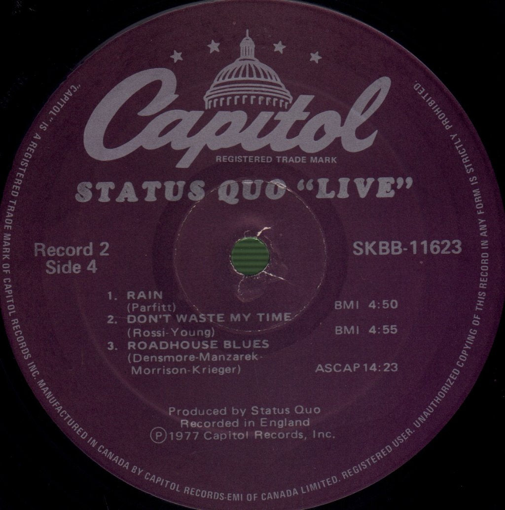 Status Quo - Live - Lp