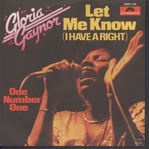 Gloria Gaynor - Let Me Know - 7 Inch