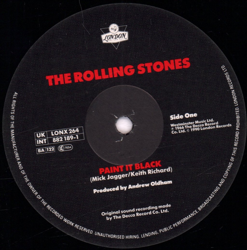Rolling Stones - Paint It Black - 12 Inch