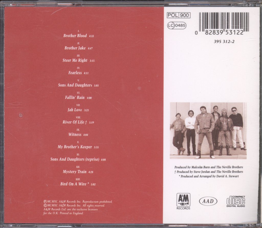 Neville Brothers - Brother's Keeper - Cd