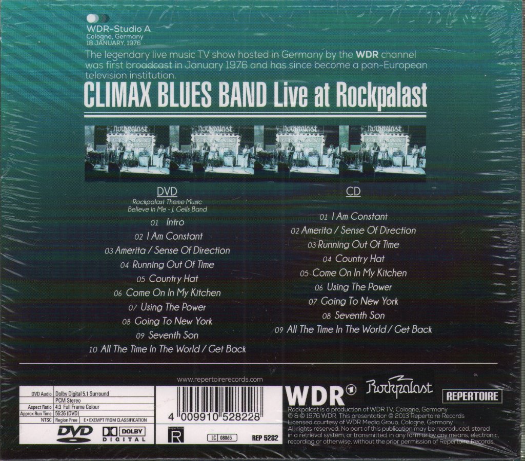 Climax Blues Band - Live At Rockpalast - Cd/Dvd