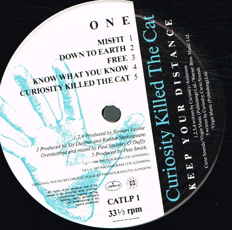 Curiosity Killed The Cat - Keep Your Distance - Lp