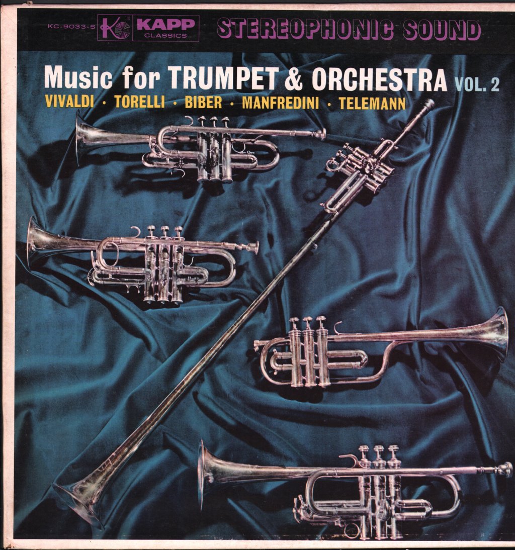 Roger Voisin / John Rhea / Kenneth Schermerhorn - Music For Trumpet & Orchestra Vol. 2 - Lp