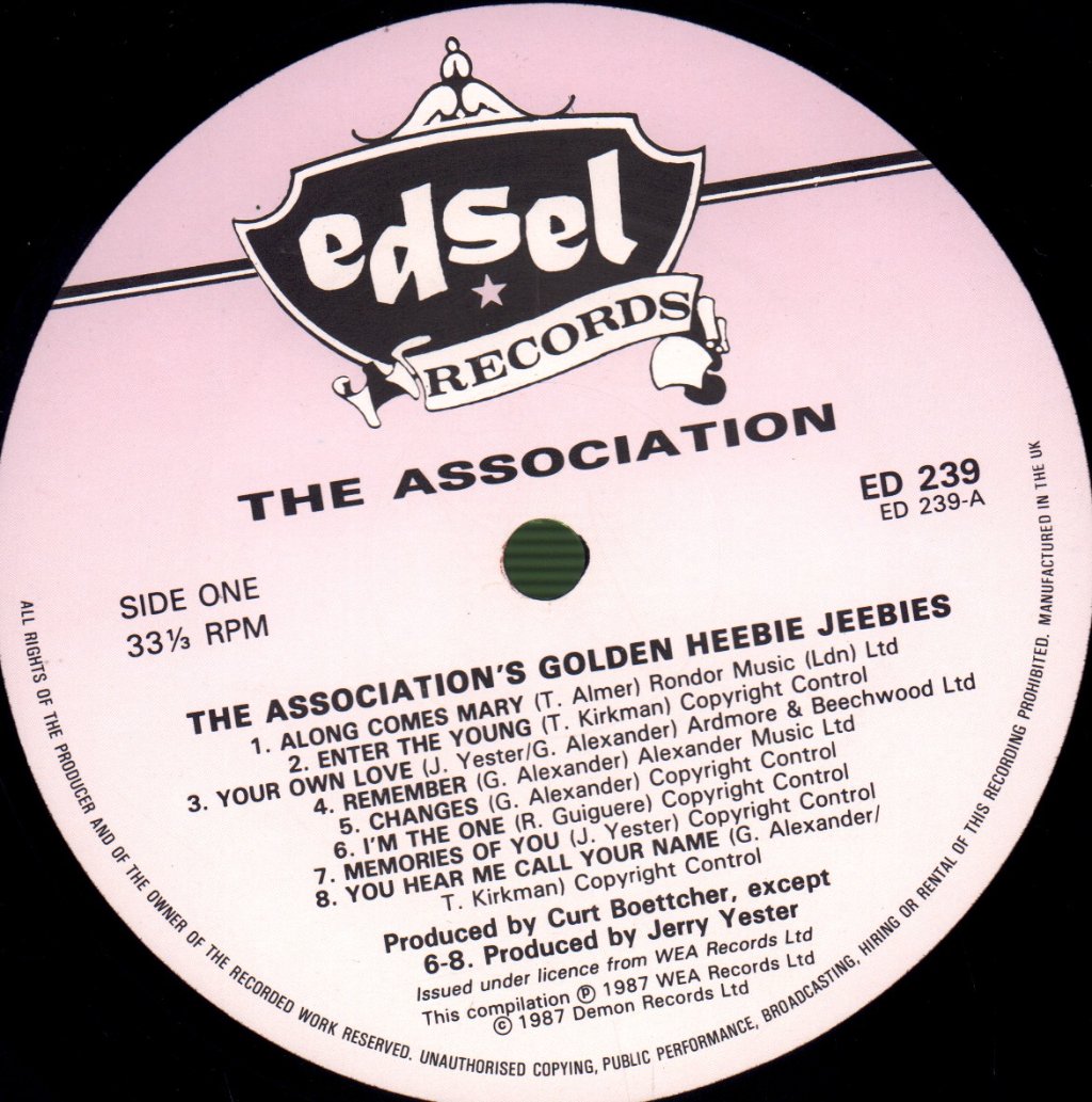 Association - Golden Heebie Jeebies - Lp