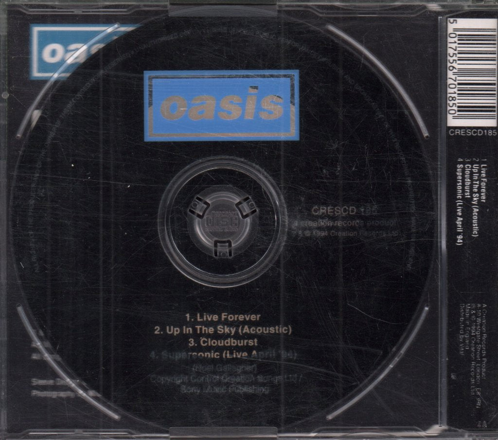 Oasis - Live Forever - Cd