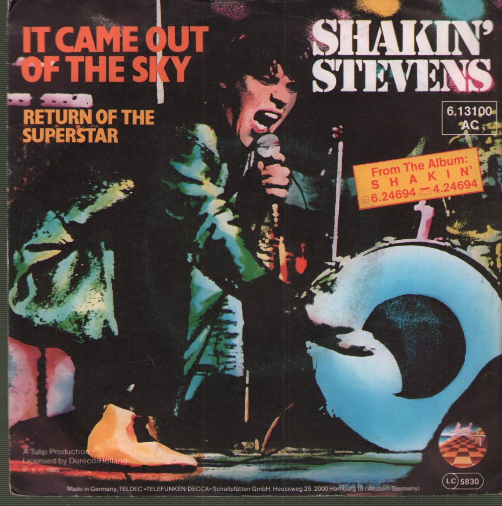 Shakin' Stevens - It Came Out Of The Sky - 7 Inch