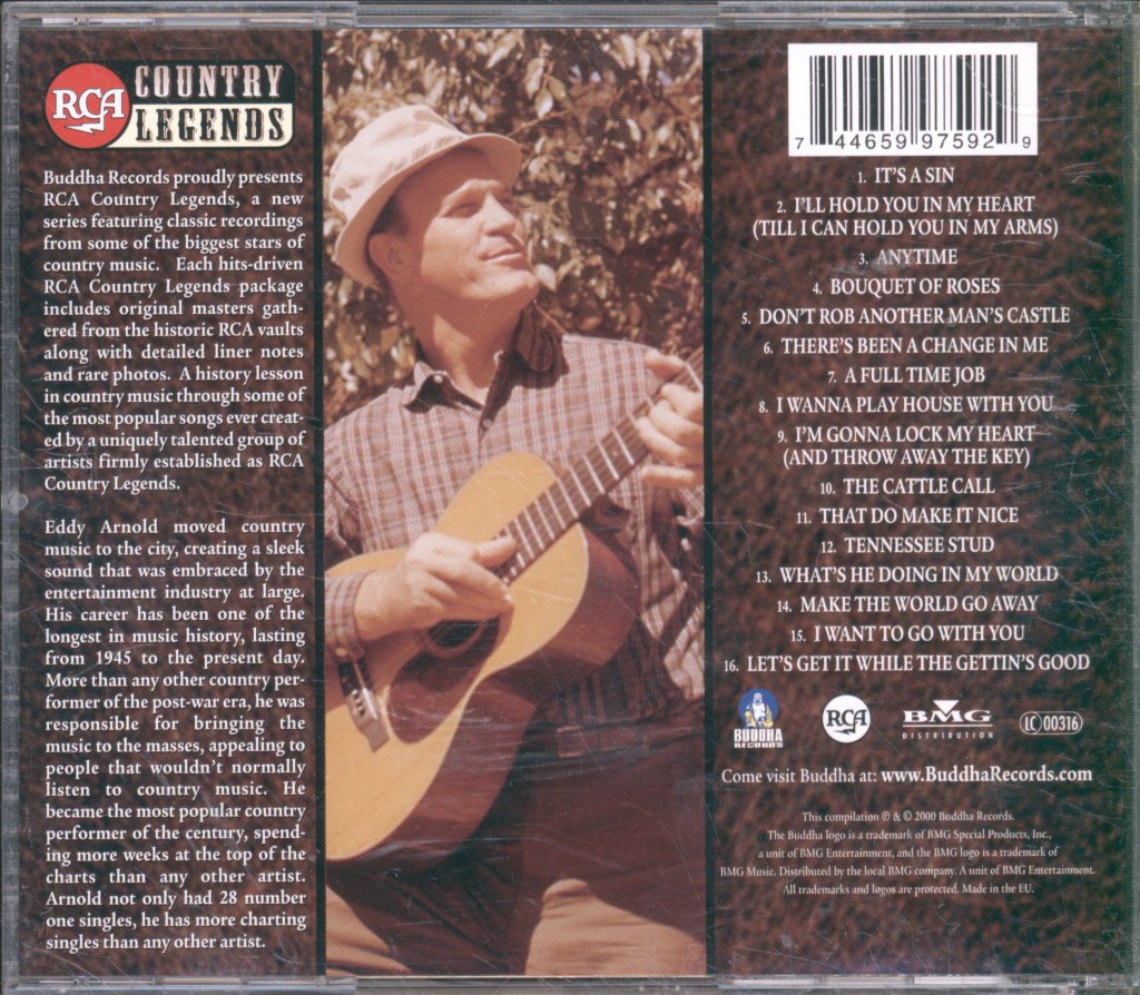 Eddy Arnold - RCA Country Legends - Cd