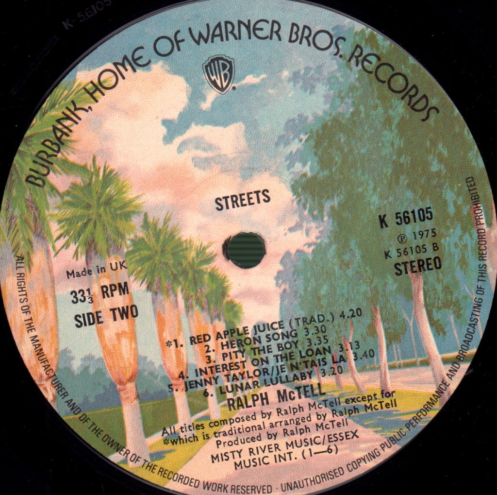 Ralph McTell - Streets - Lp