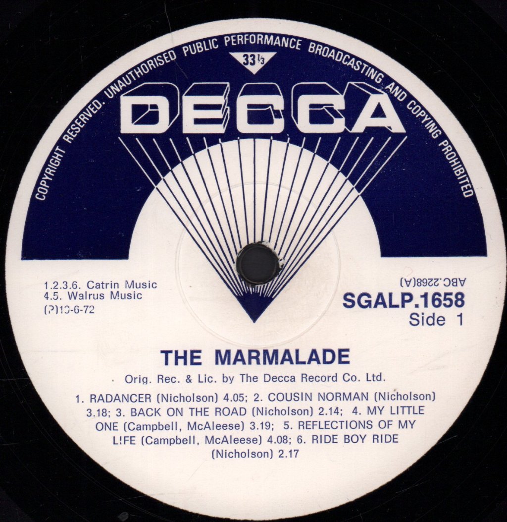 Marmalade - radancer - Lp