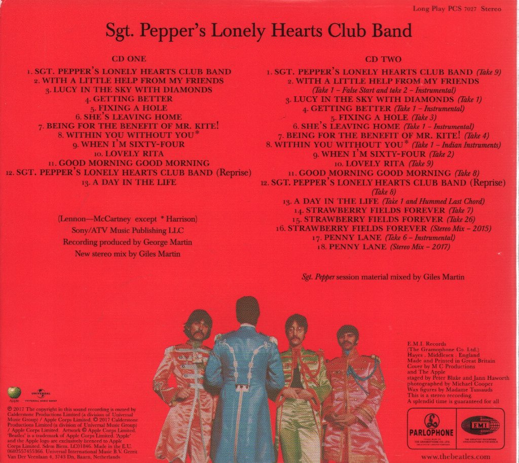 Beatles - Sgt. Pepper's Lonely Hearts Club Band - Double Cd