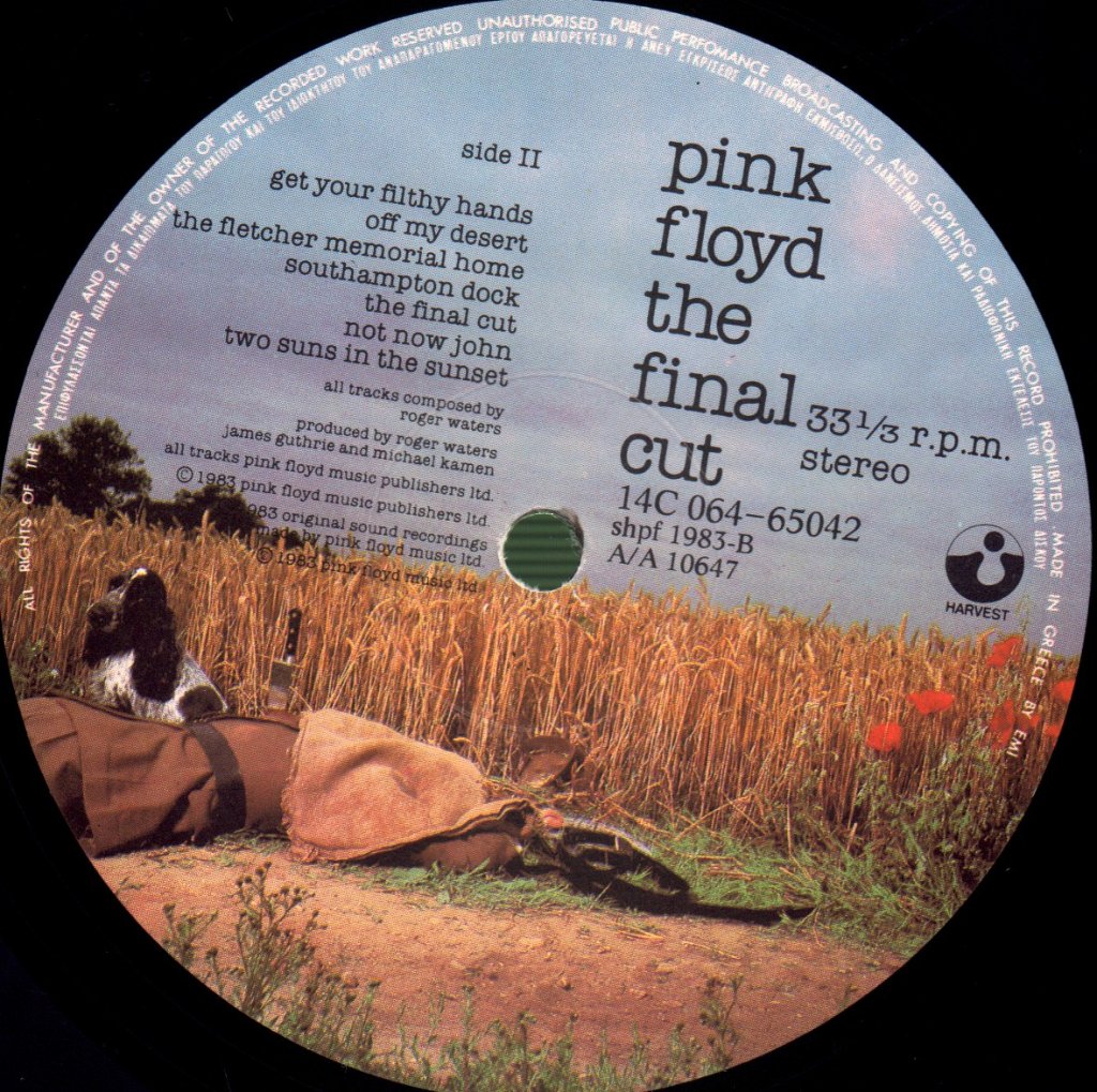 Pink Floyd - Final Cut - Lp