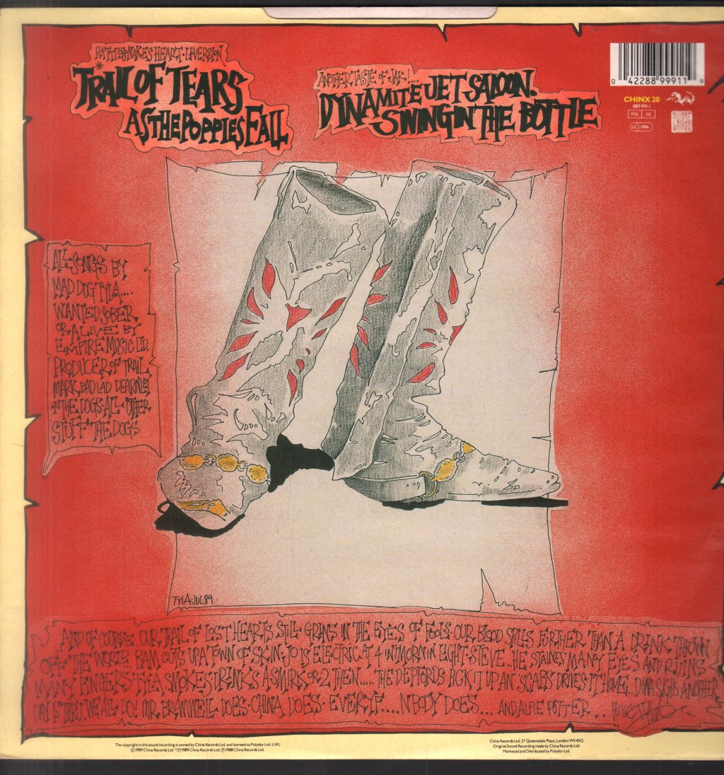 Dogs D'amour - Trail Of Tears - 12 Inch