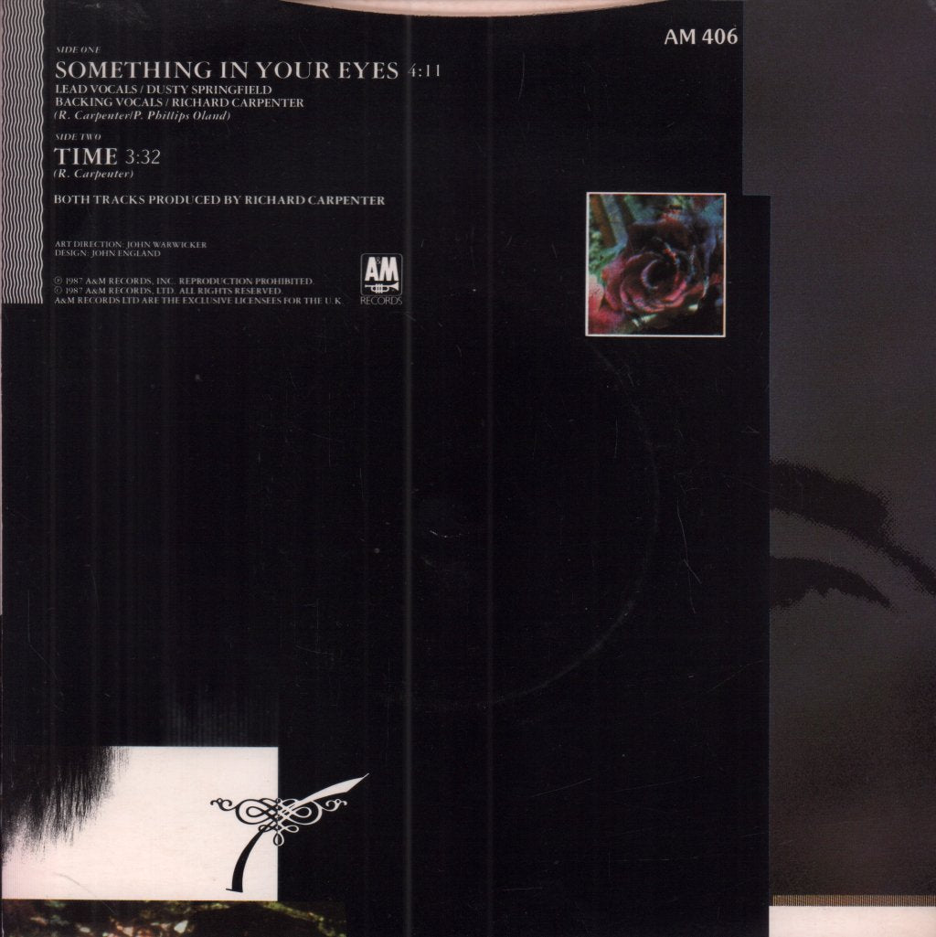 Richard Carpenter And Dusty Springfield - Something In Your Eyes - 7 Inch