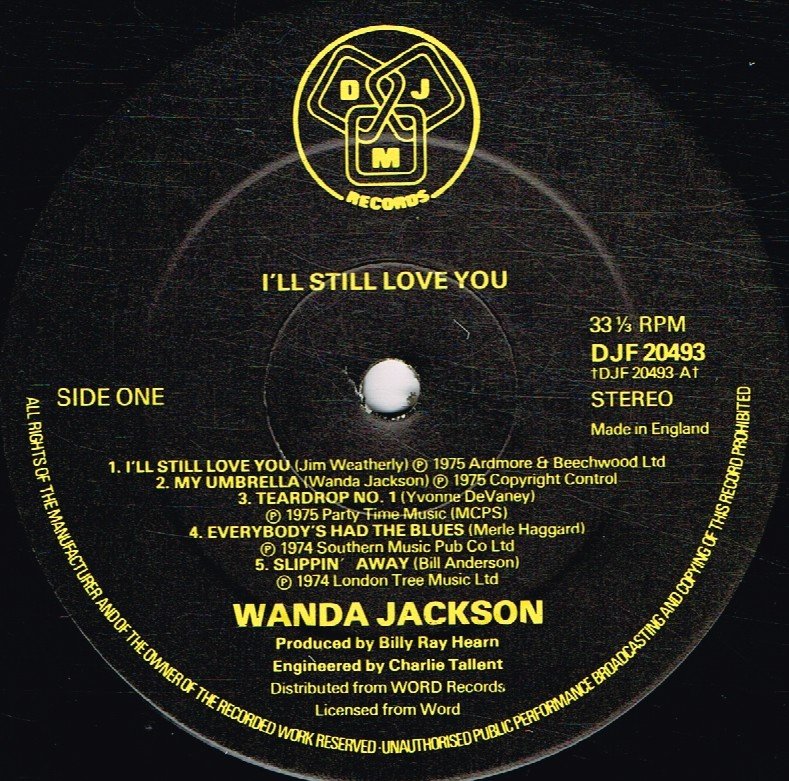 Wanda Jackson - I'll Still Love You - Lp