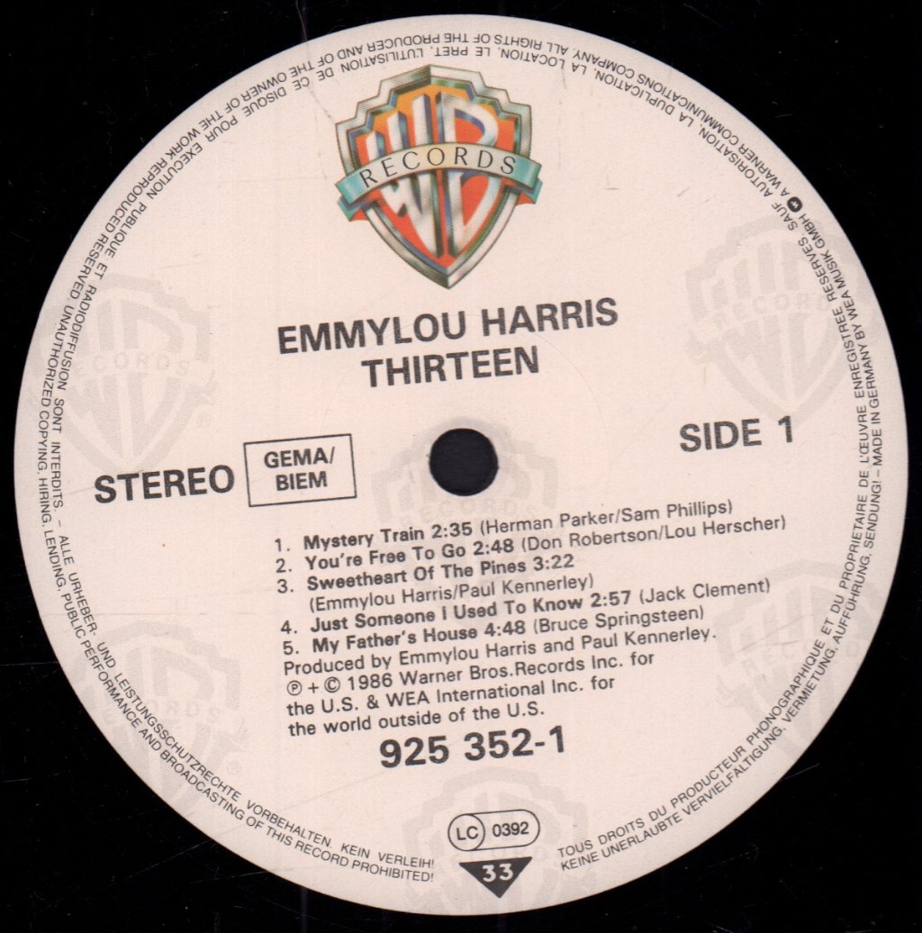 Emmylou Harris - Thirteen - Lp
