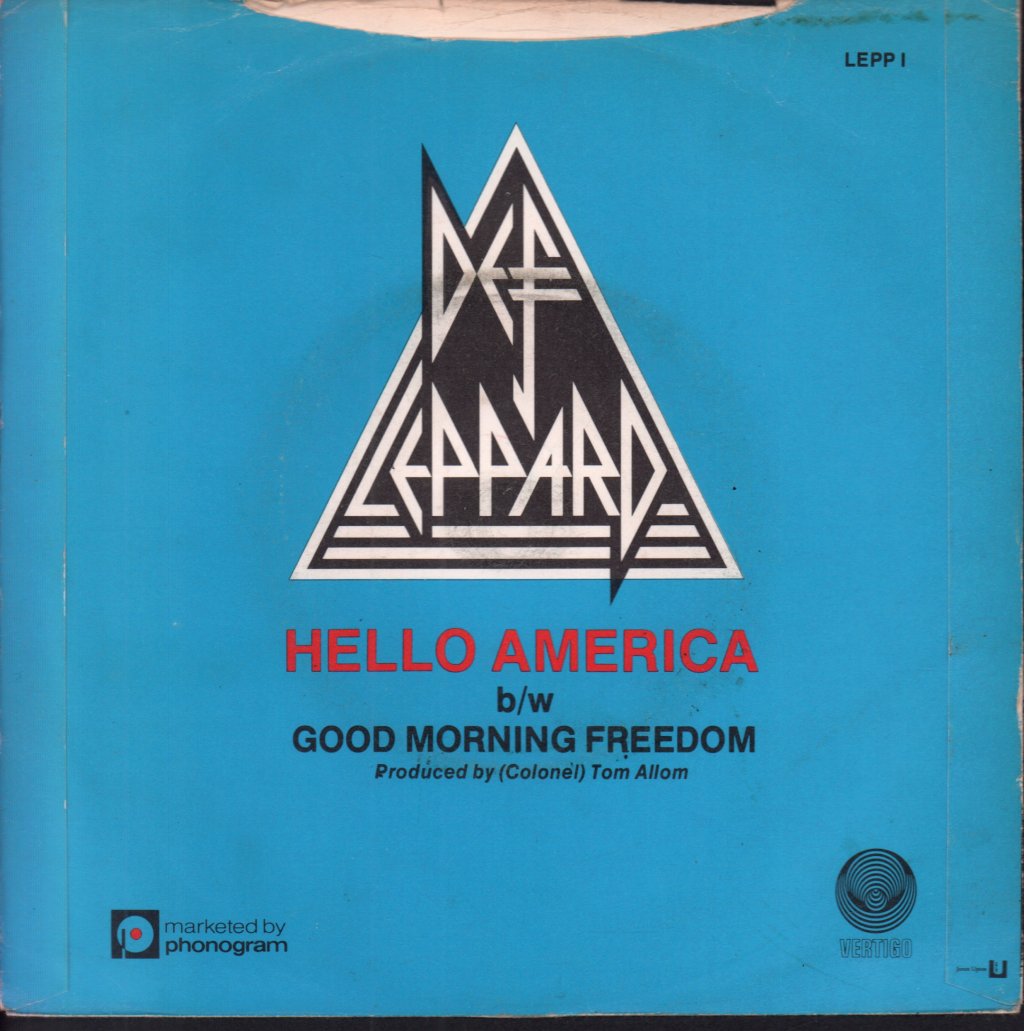 Def Leppard - Hello America - 7 Inch