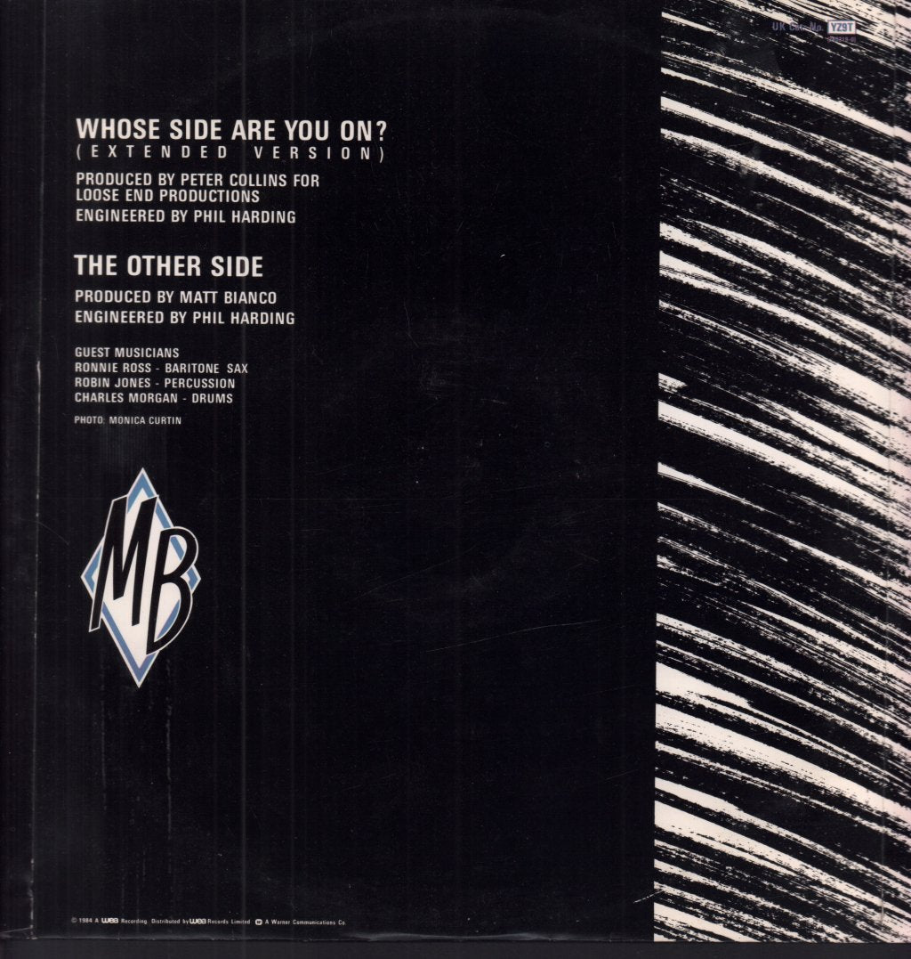 Matt Bianco - Whose Side Are You On - 12 Inch