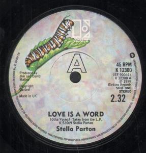 Stella Parton - Love Is A Word - 7 Inch