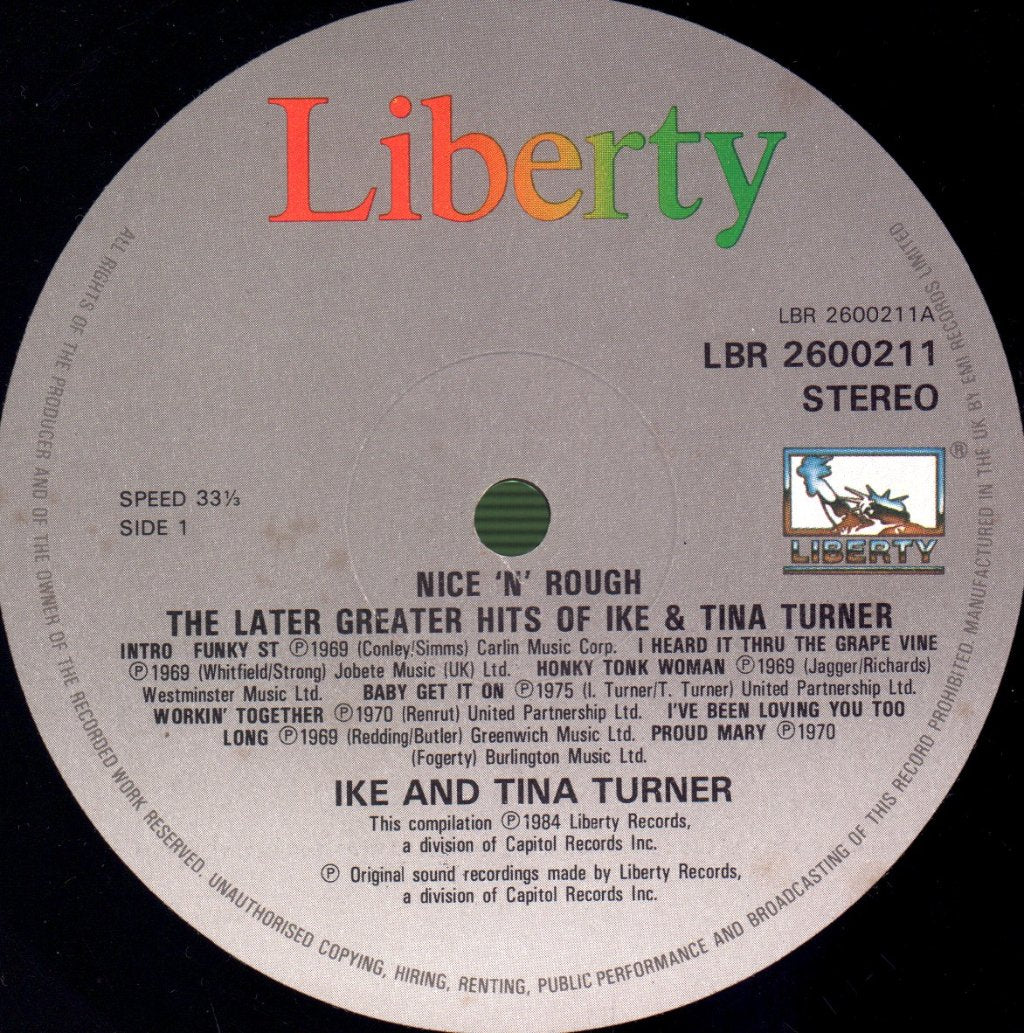 Ike And Tina Turner And The Ikettes - Nice N Rough (The Later Greater Hits Of) - Lp