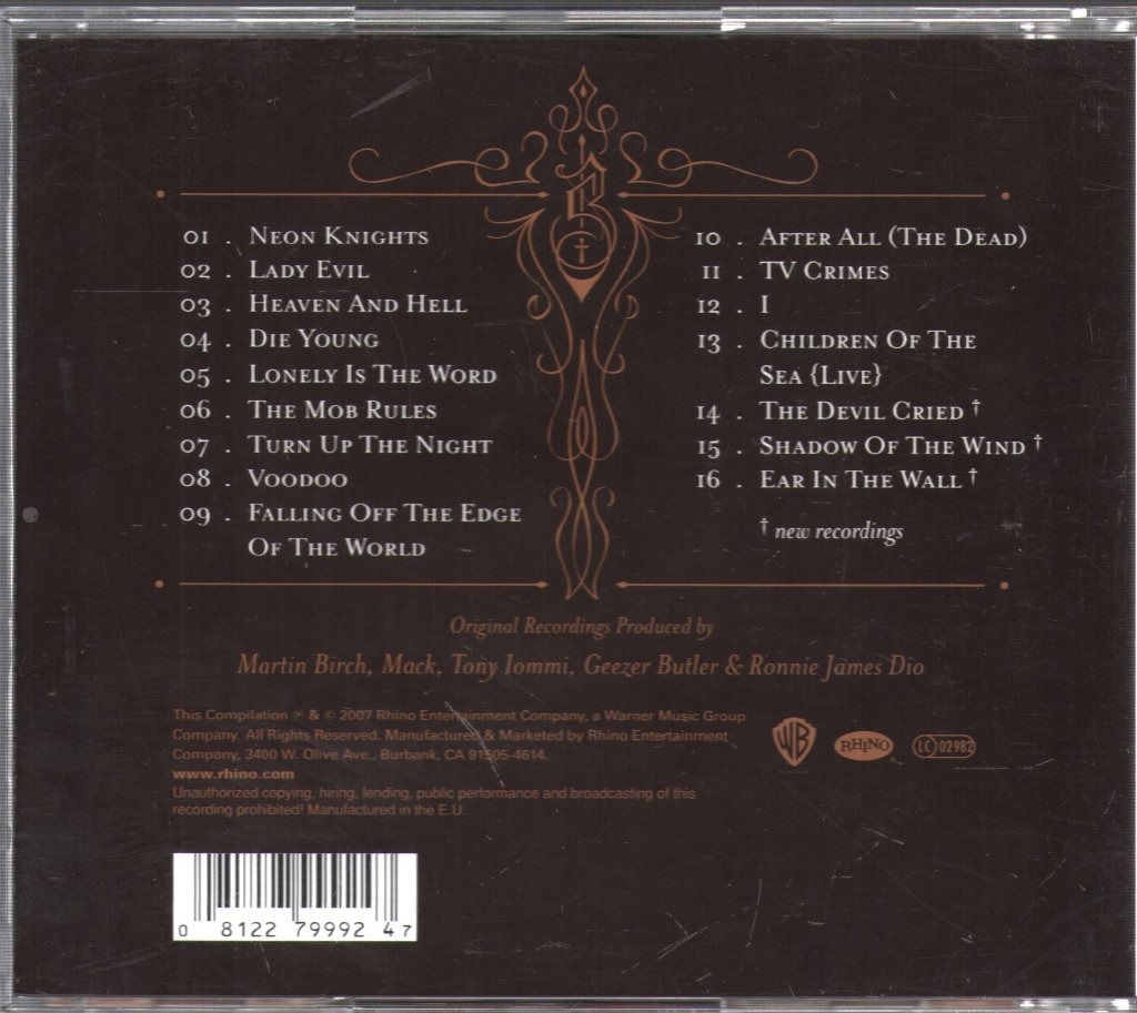 Black Sabbath - Dio Years - Cd