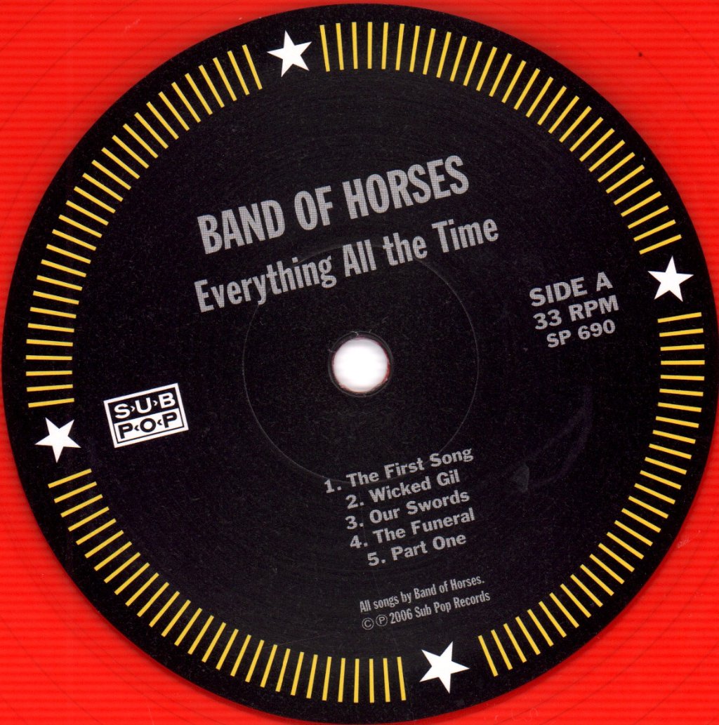 Band Of Horses - Everything All The Time - Lp