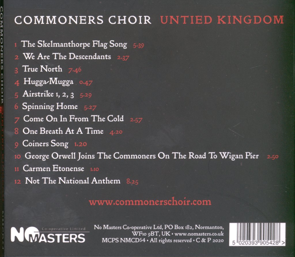 Commoners Choir - United Kingdom - Cd