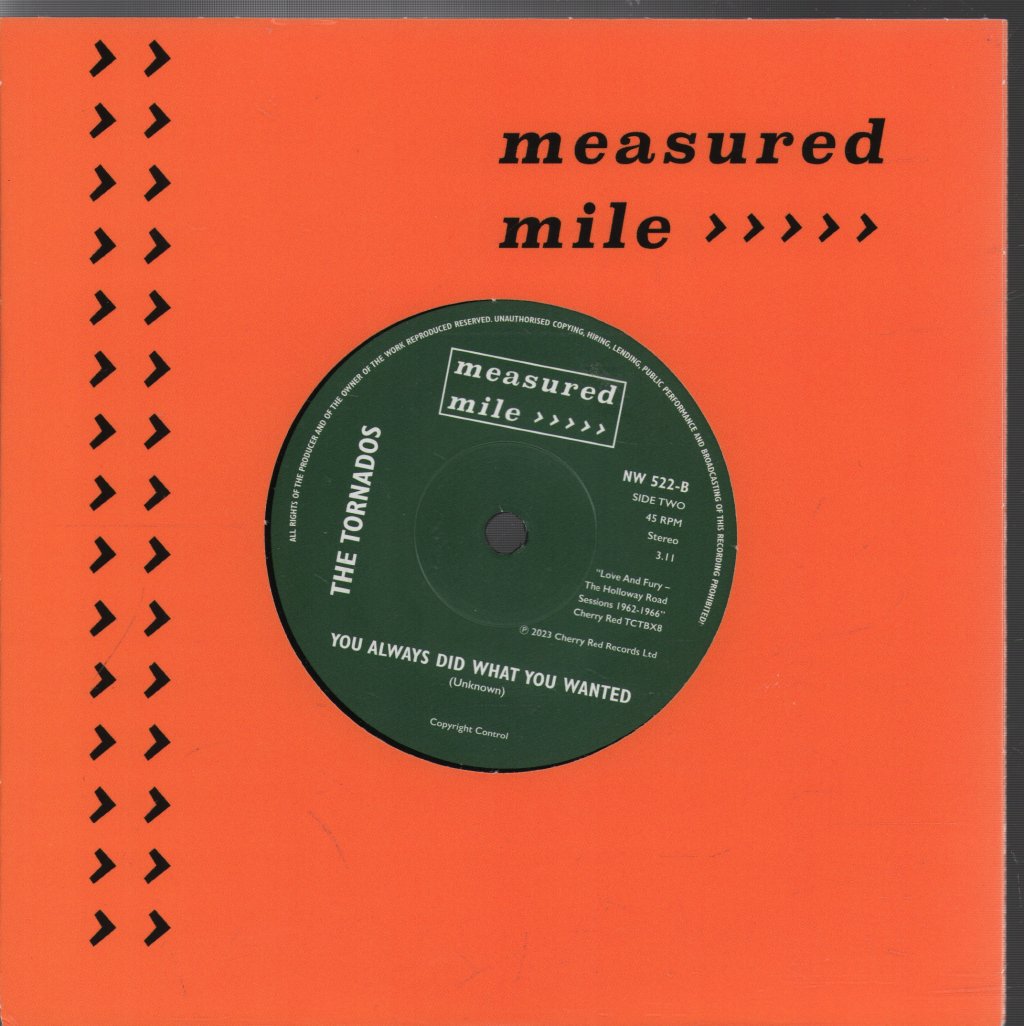 Tornados - No More You And Me - 7 Inch