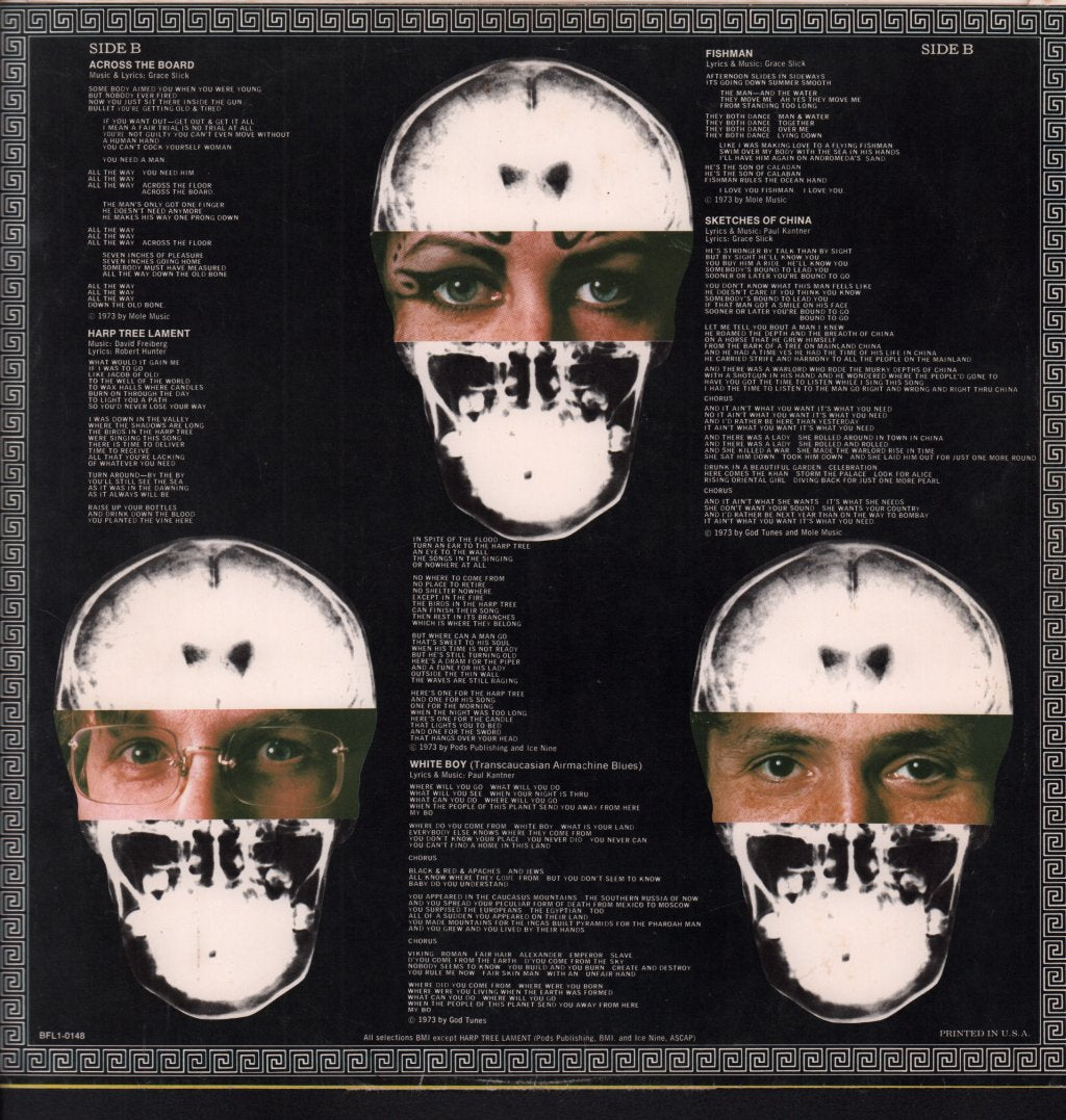 Paul Kantner, Grace Slick And David Freiberg - Baron Von Tollbooth and The Chrome Nun - Lp
