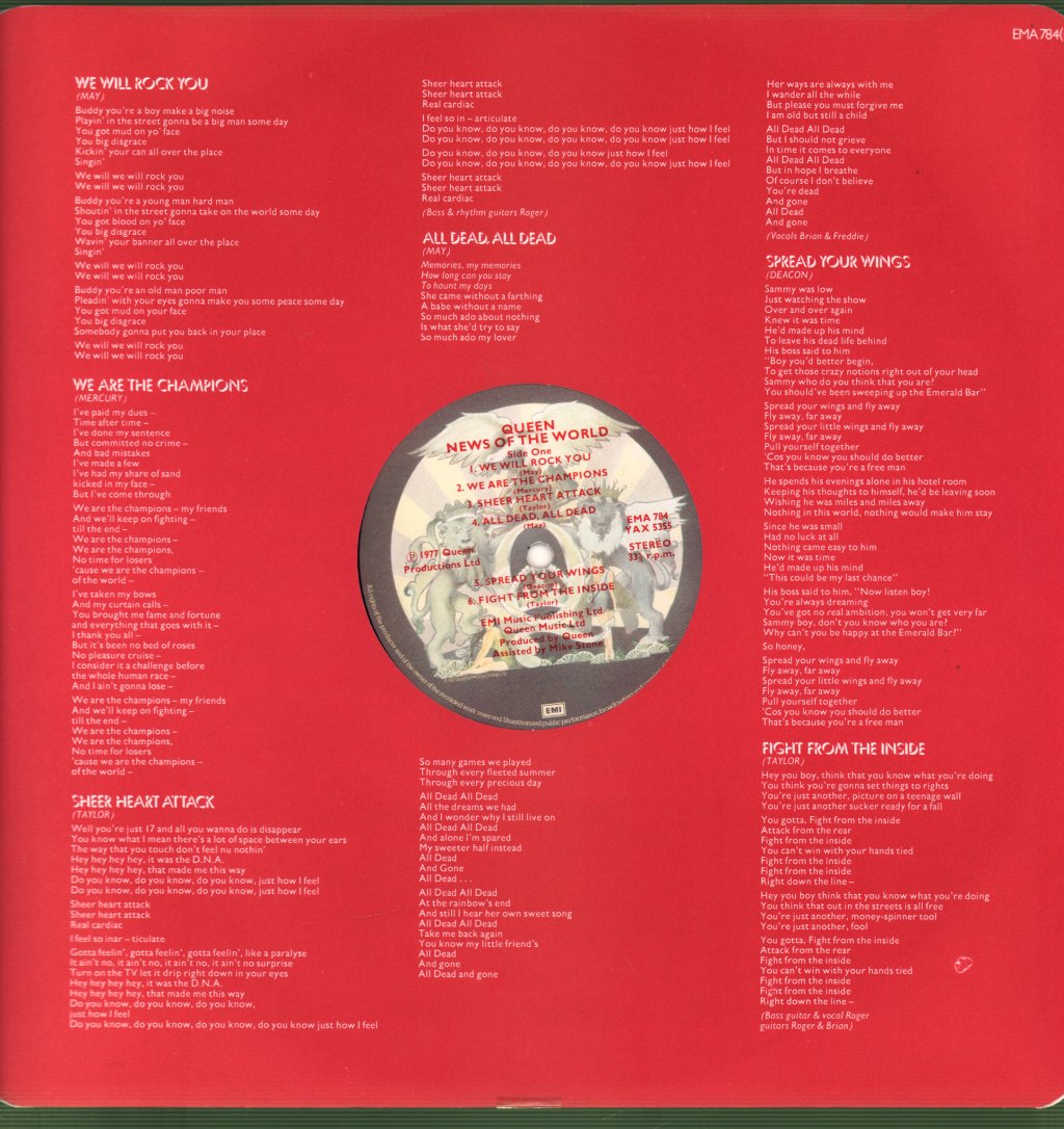 Queen - News Of The World - Lp